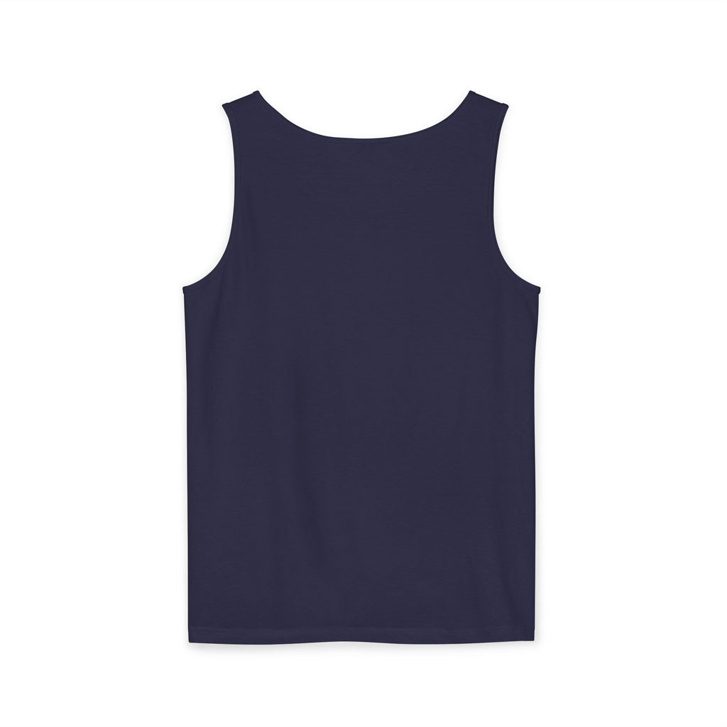 British Patriotic Print Tank Top — 'Patriotic' Slogan
