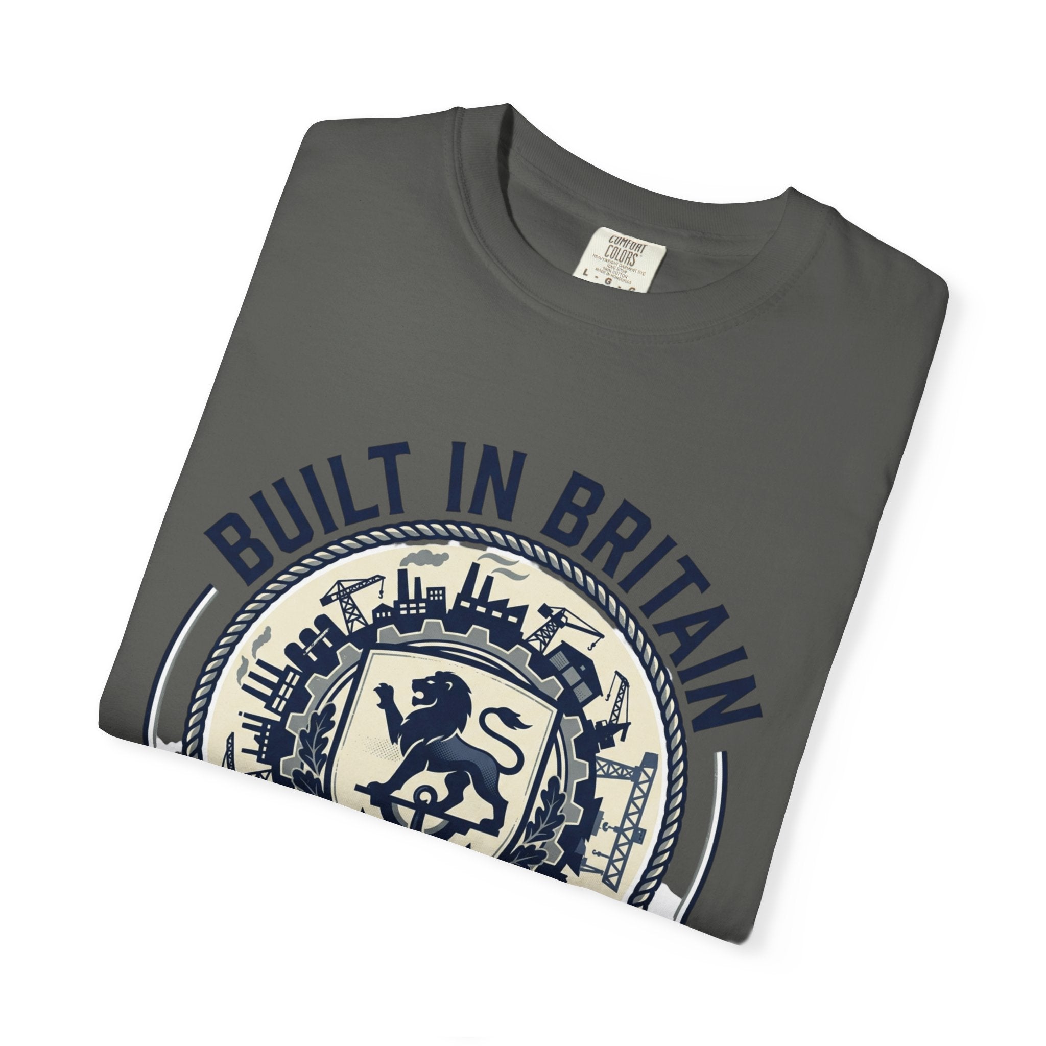 Built in Britain T‑Shirt — Vintage British Crest Tee (Est. 1902)