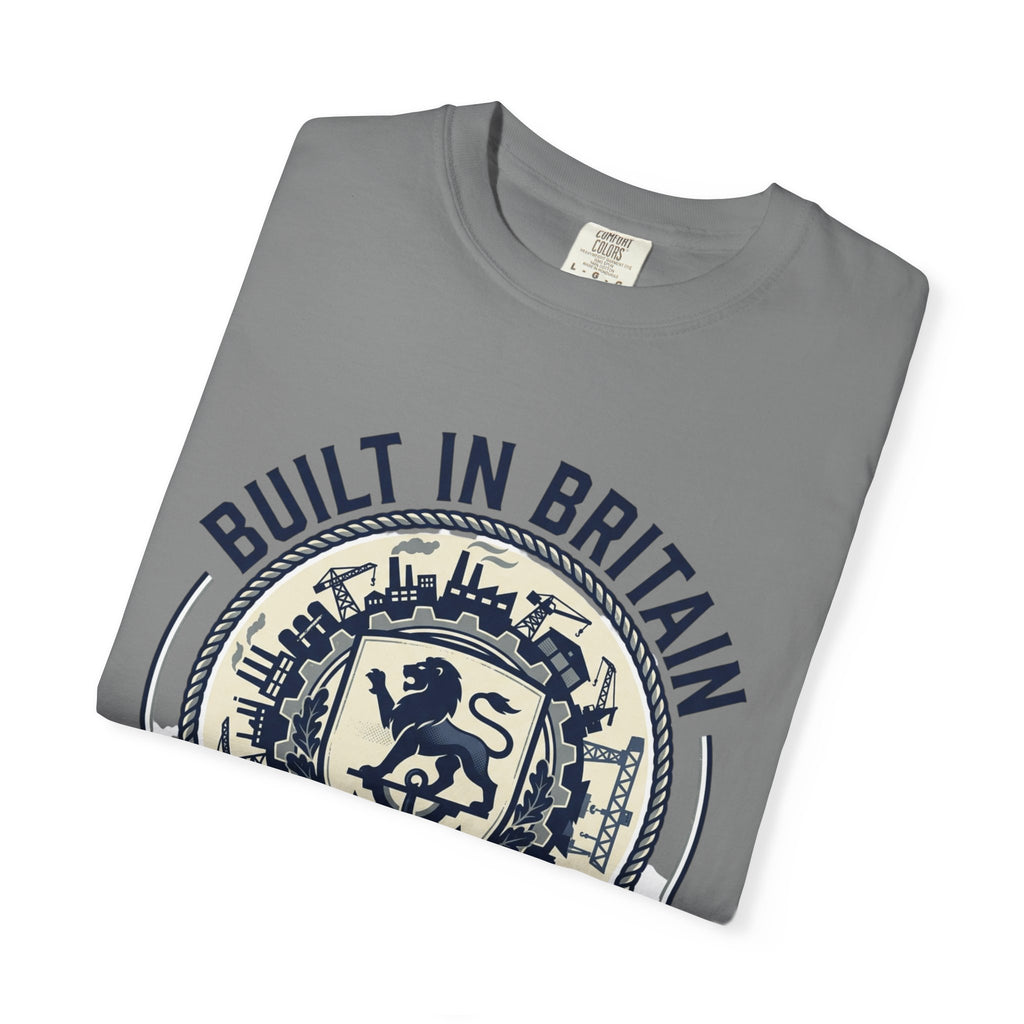 Built in Britain T‑Shirt — Vintage British Crest Tee (Est. 1902)