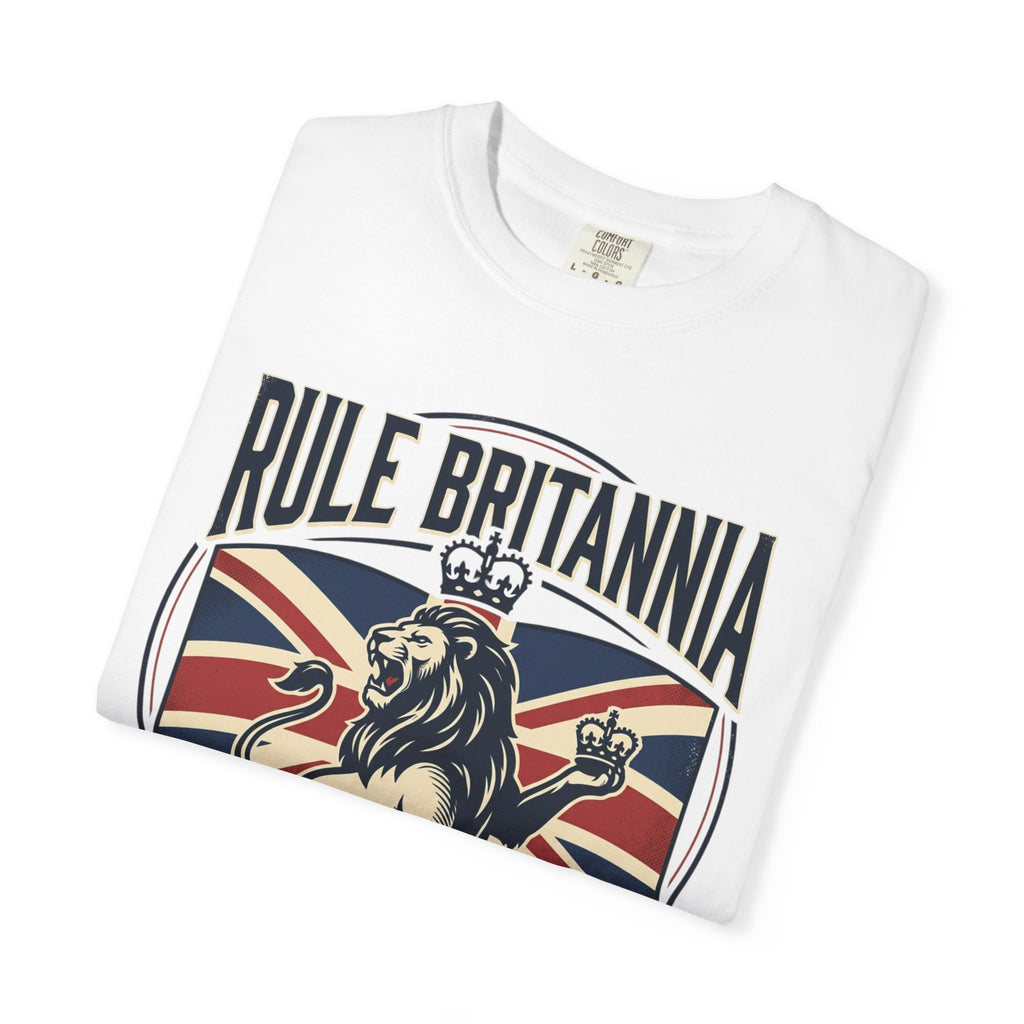 Rule Britannia T-Shirt — Vintage British Lion Union Jack Tee