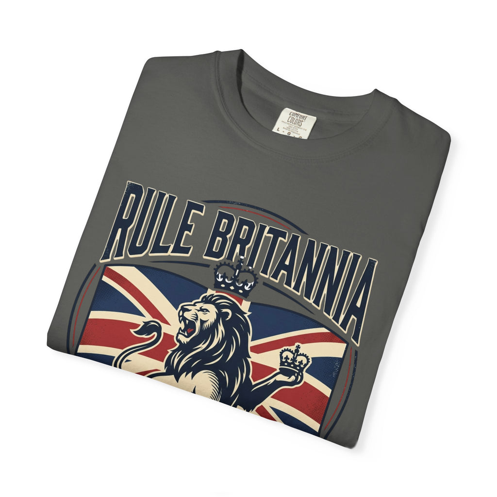 Rule Britannia T-Shirt — Vintage British Lion Union Jack Tee