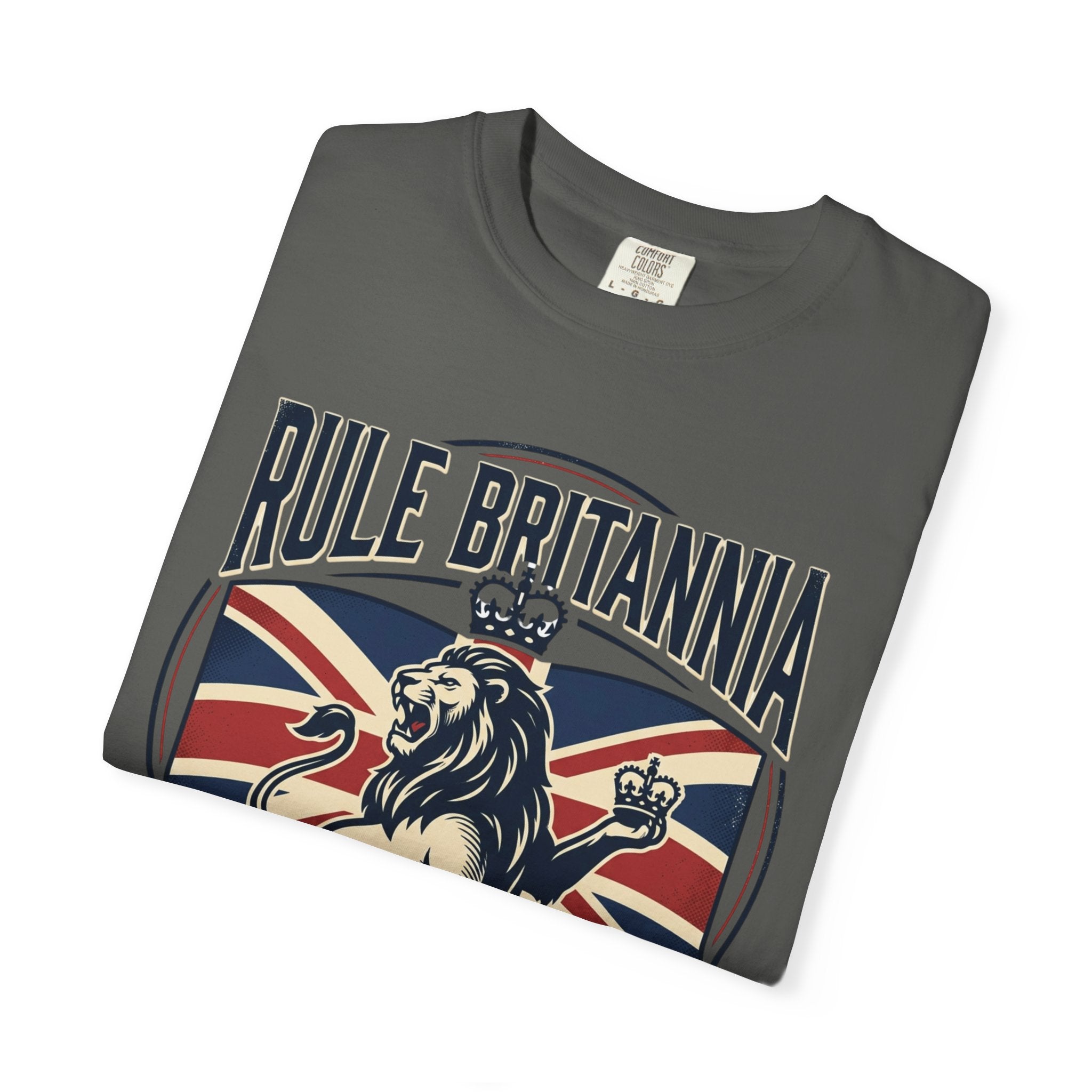 Rule Britannia T-Shirt — Vintage British Lion Union Jack Tee