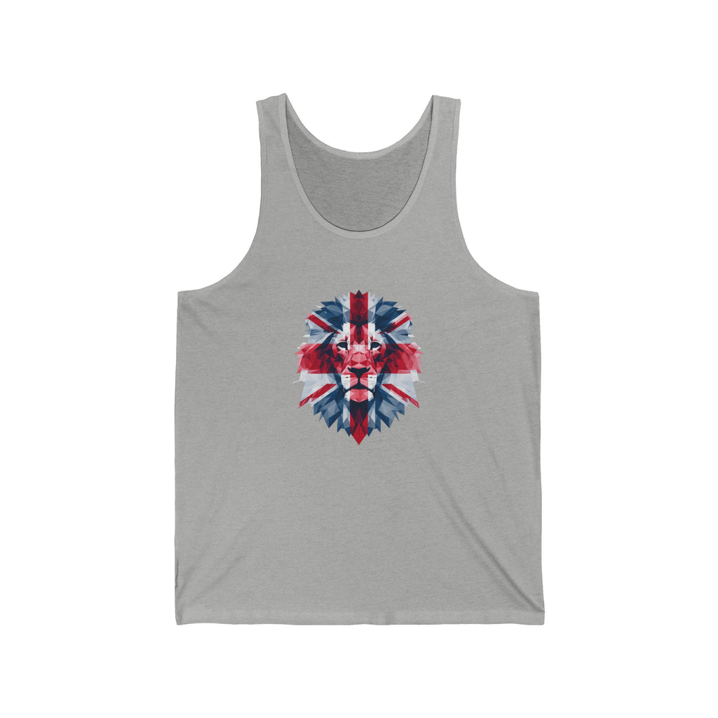 Union Jack Lion Tank Top — British Flag Lion Graphic Tank