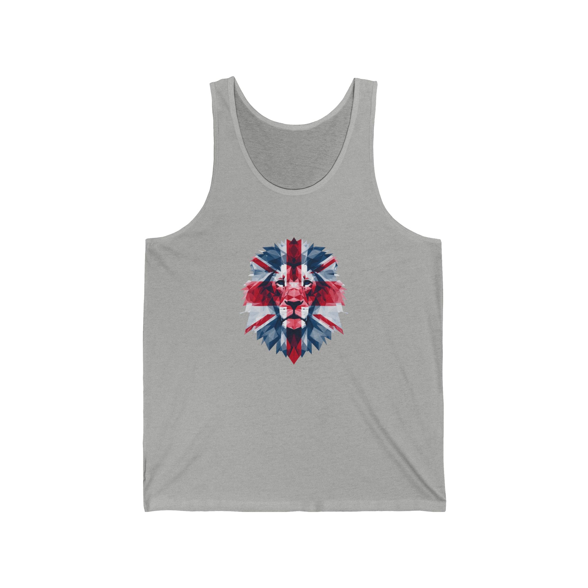 Union Jack Lion Tank Top — British Flag Lion Graphic Tank