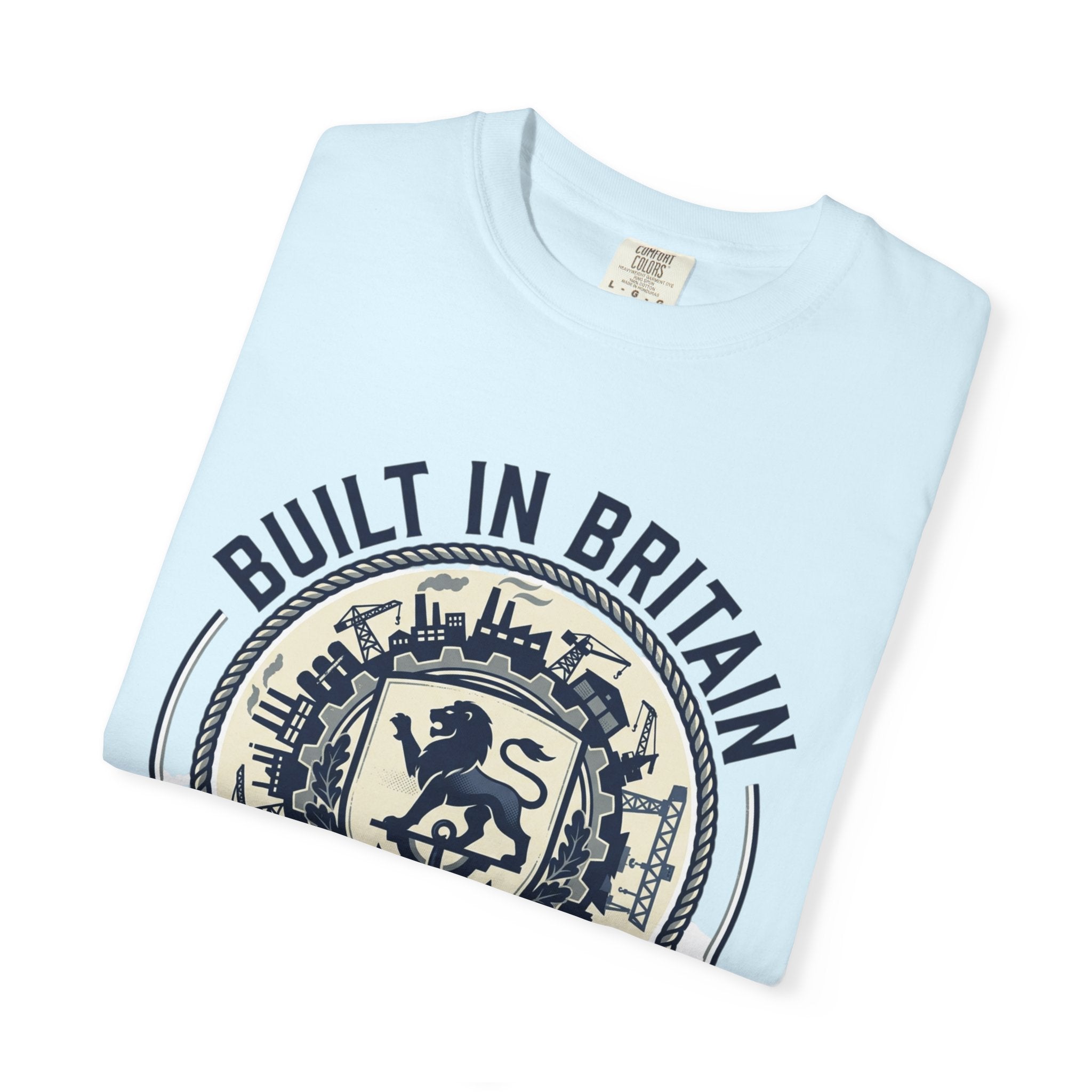 Built in Britain T‑Shirt — Vintage British Crest Tee (Est. 1902)