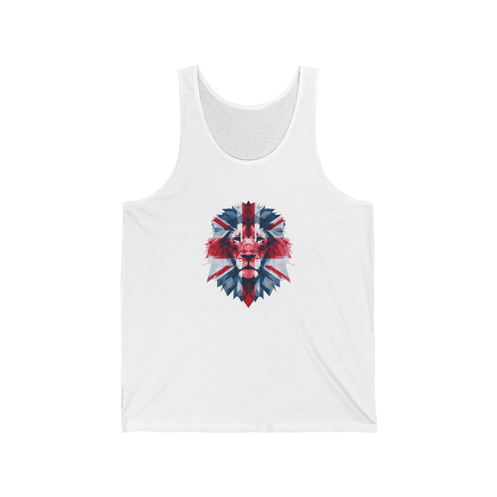 Union Jack Lion Tank Top — British Flag Lion Graphic Tank
