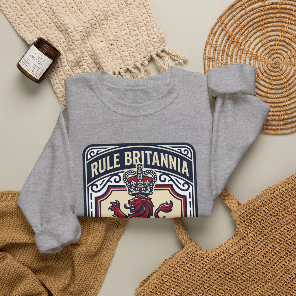 British Patriotic Sweatshirt — Union Jack Inspired Crewneck