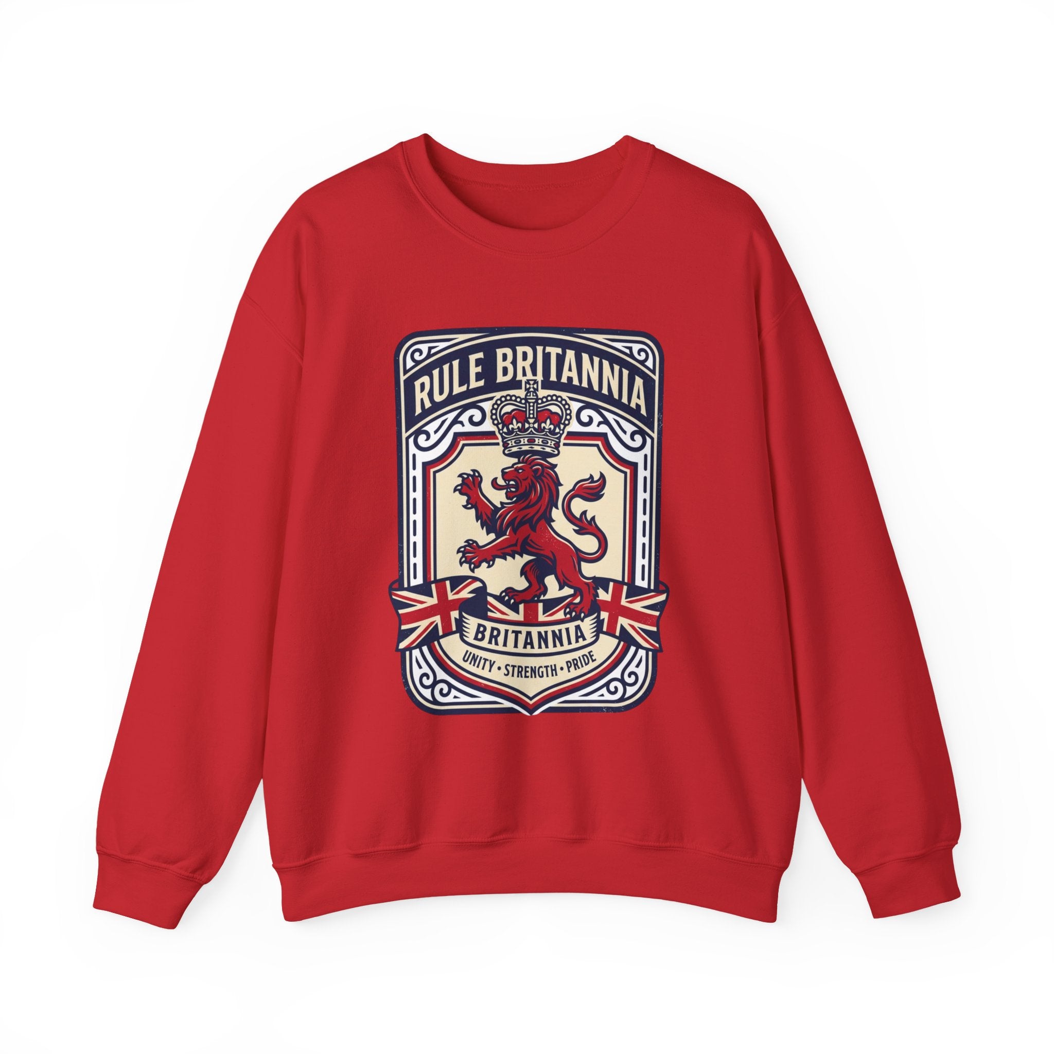 British Patriotic Sweatshirt — Union Jack Inspired Crewneck