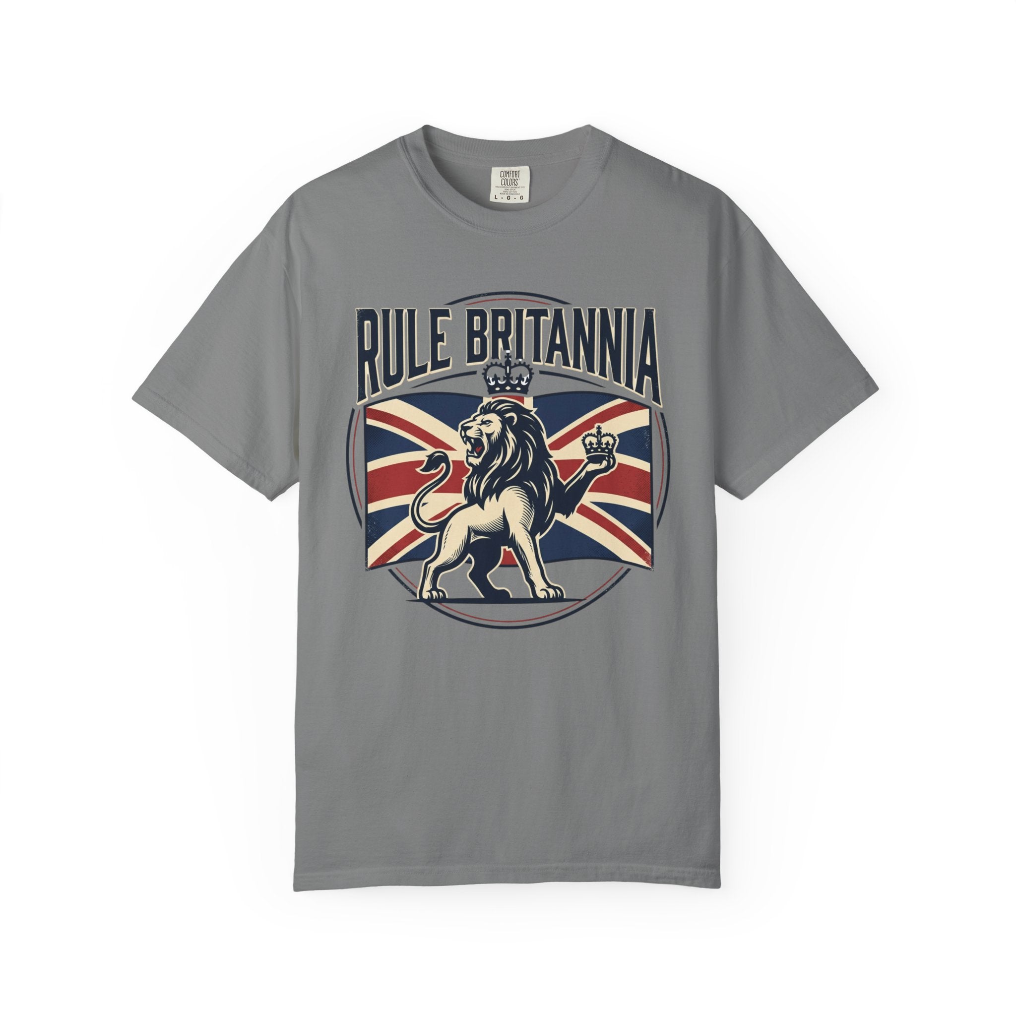 Rule Britannia T-Shirt — Vintage British Lion Union Jack Tee