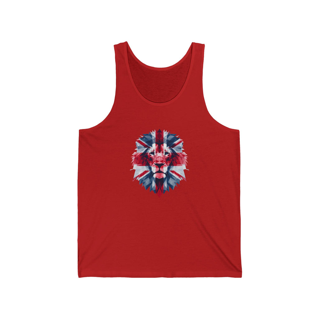 Union Jack Lion Tank Top — British Flag Lion Graphic Tank