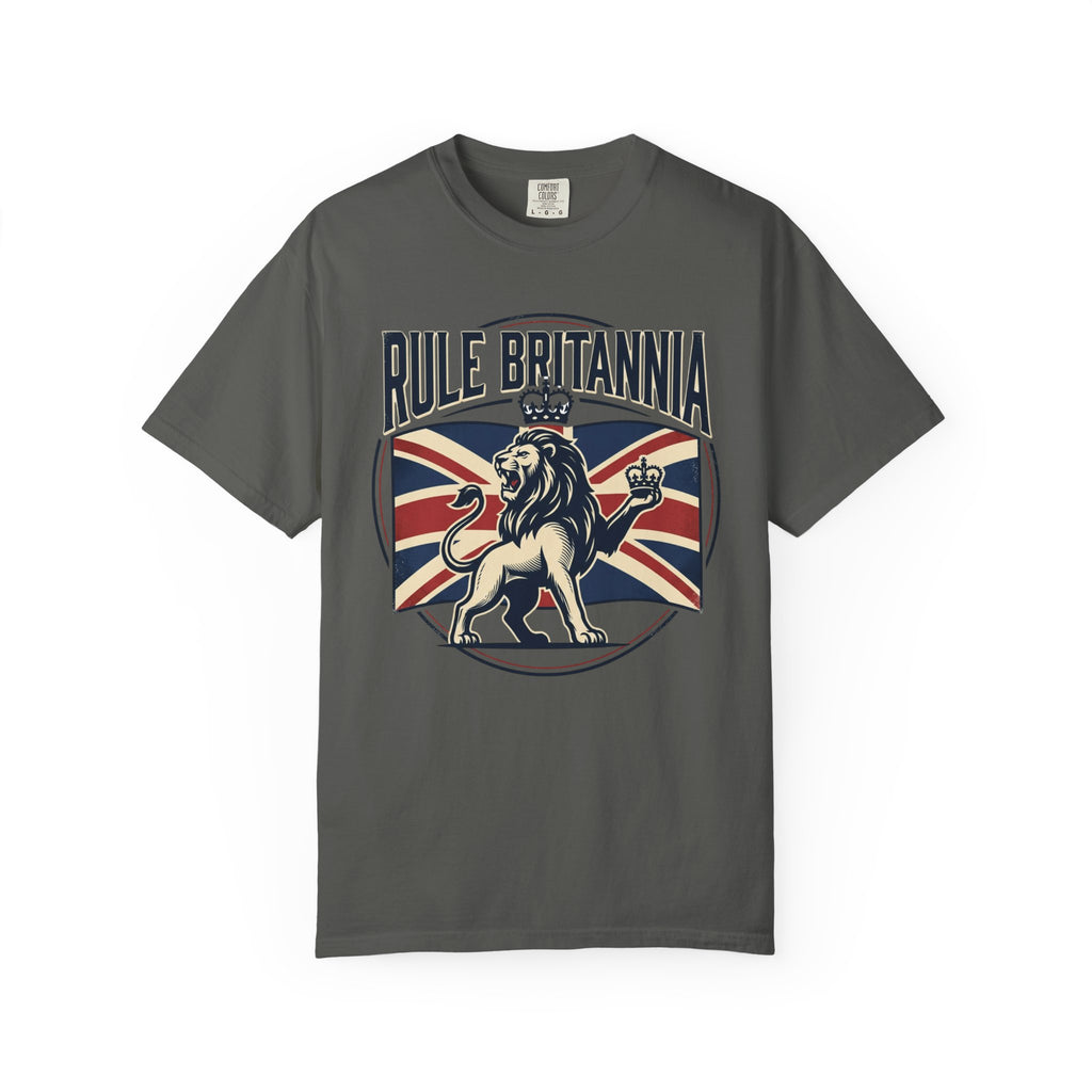 Rule Britannia T-Shirt — Vintage British Lion Union Jack Tee