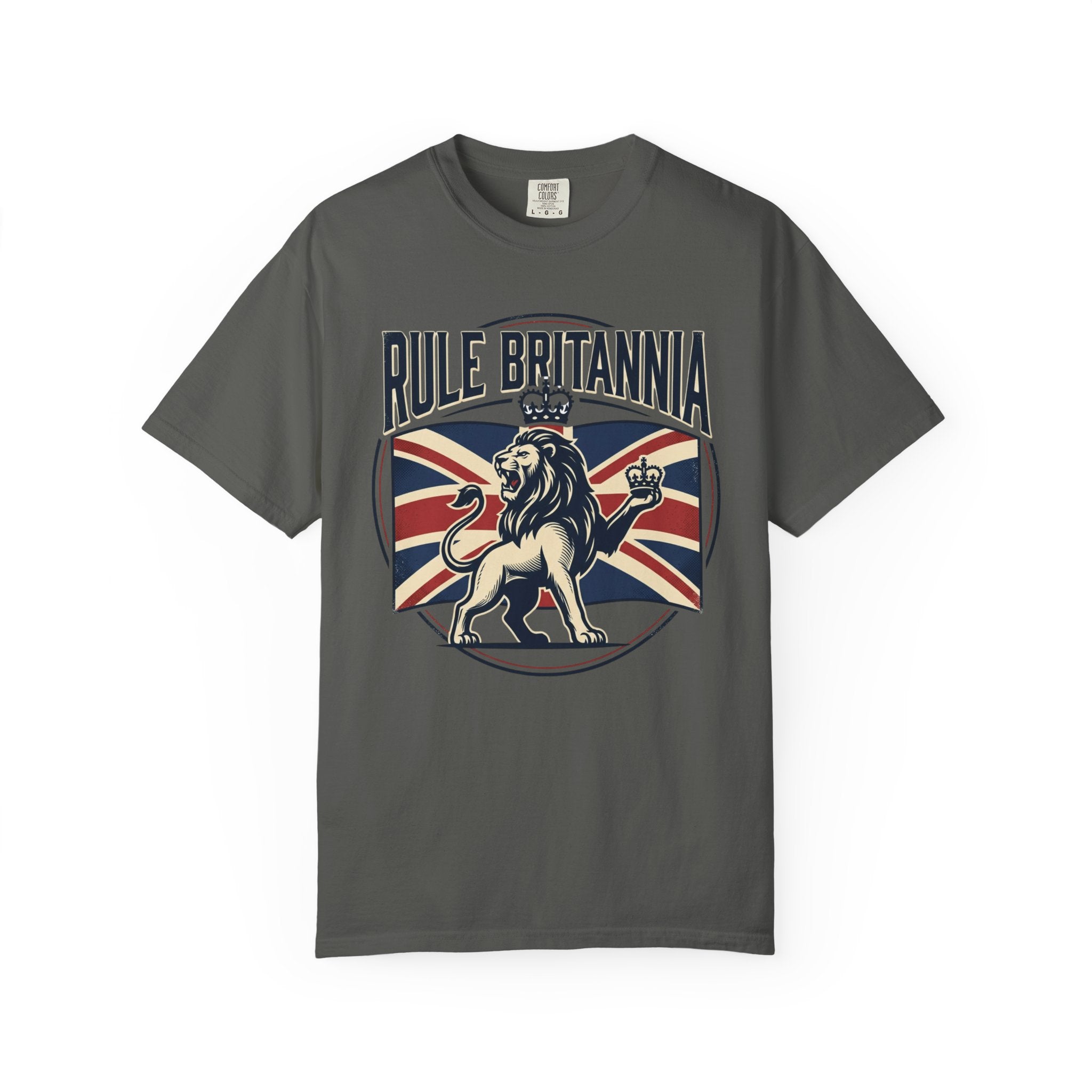 Rule Britannia T-Shirt — Vintage British Lion Union Jack Tee