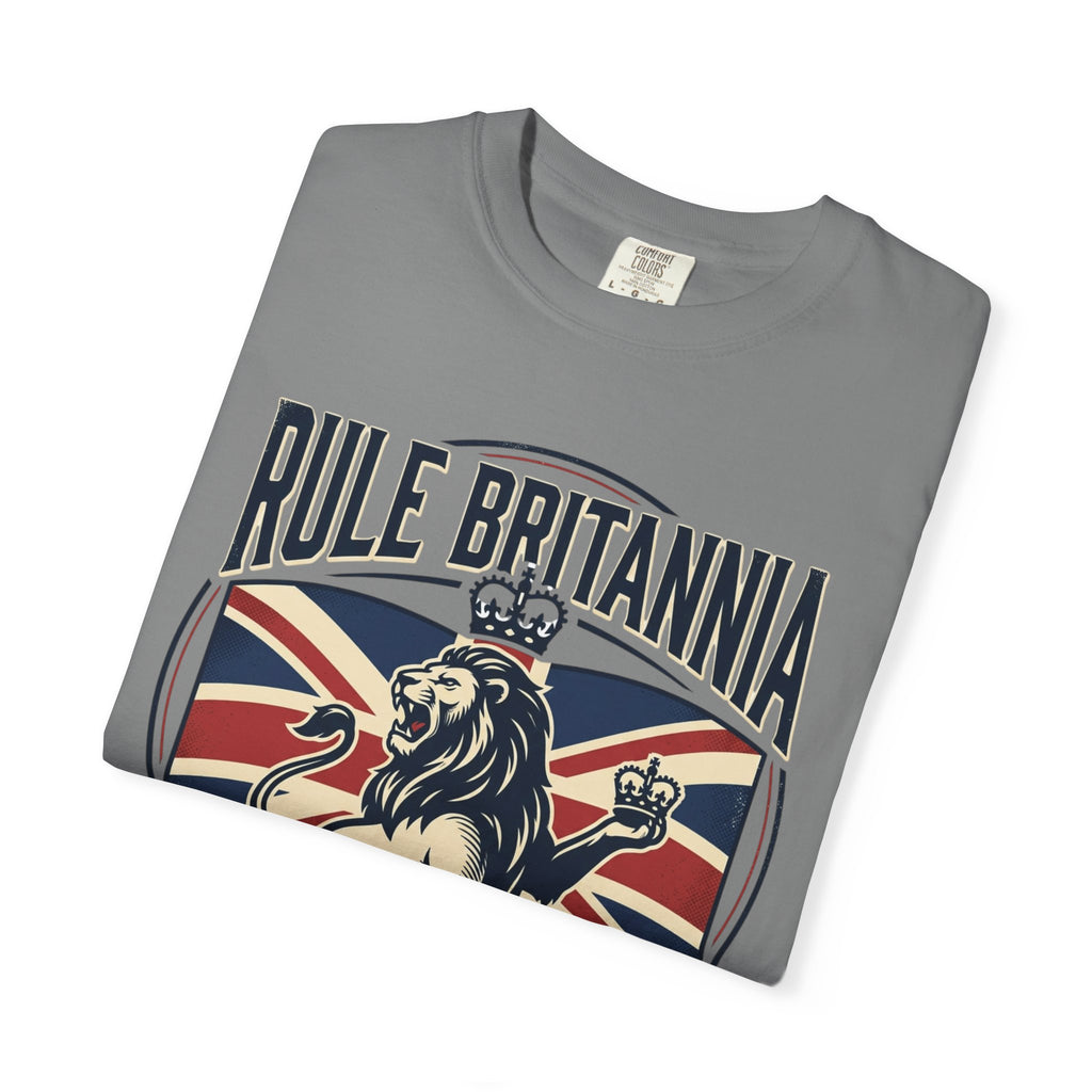 Rule Britannia T-Shirt — Vintage British Lion Union Jack Tee