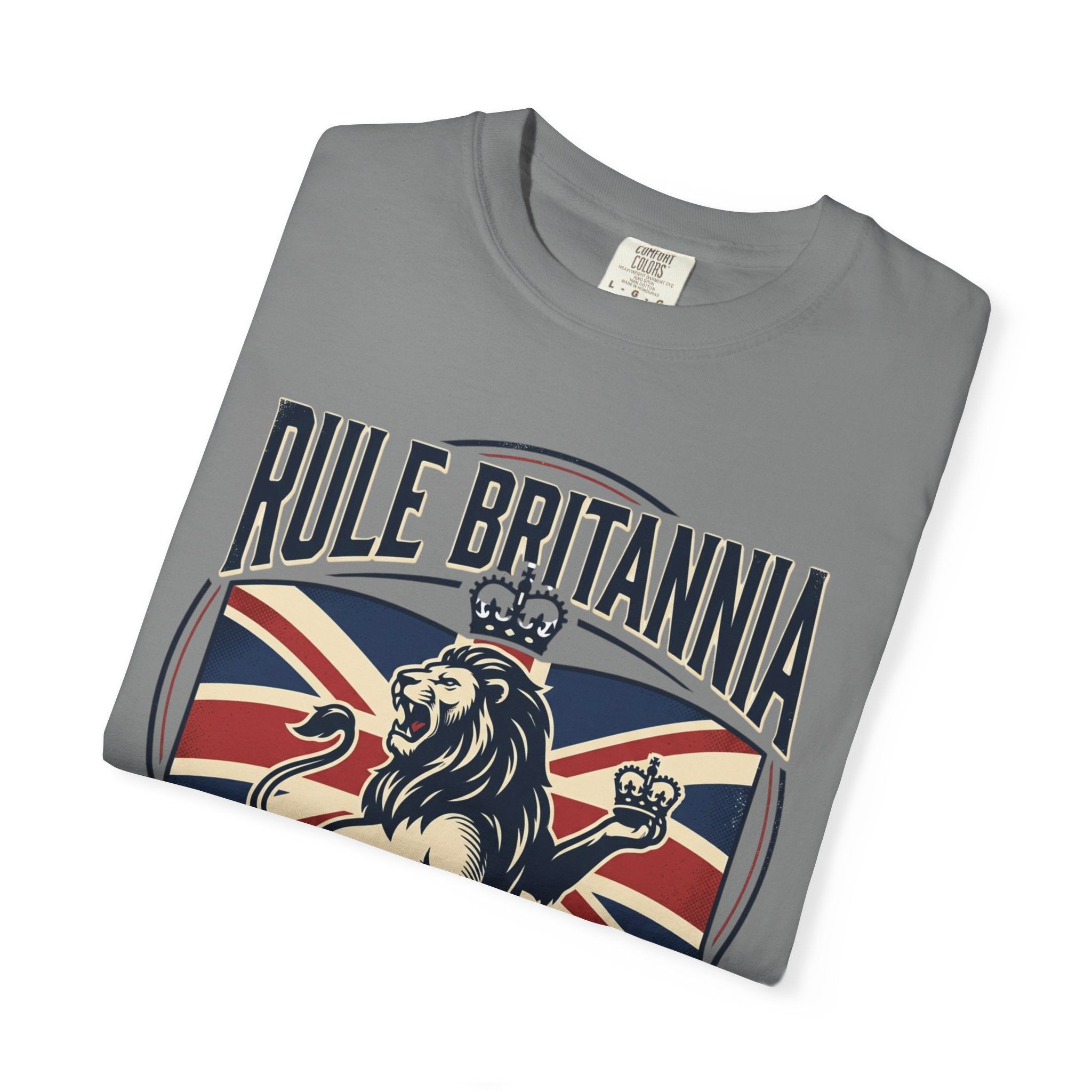 Rule Britannia T-Shirt — Vintage British Lion Union Jack Tee