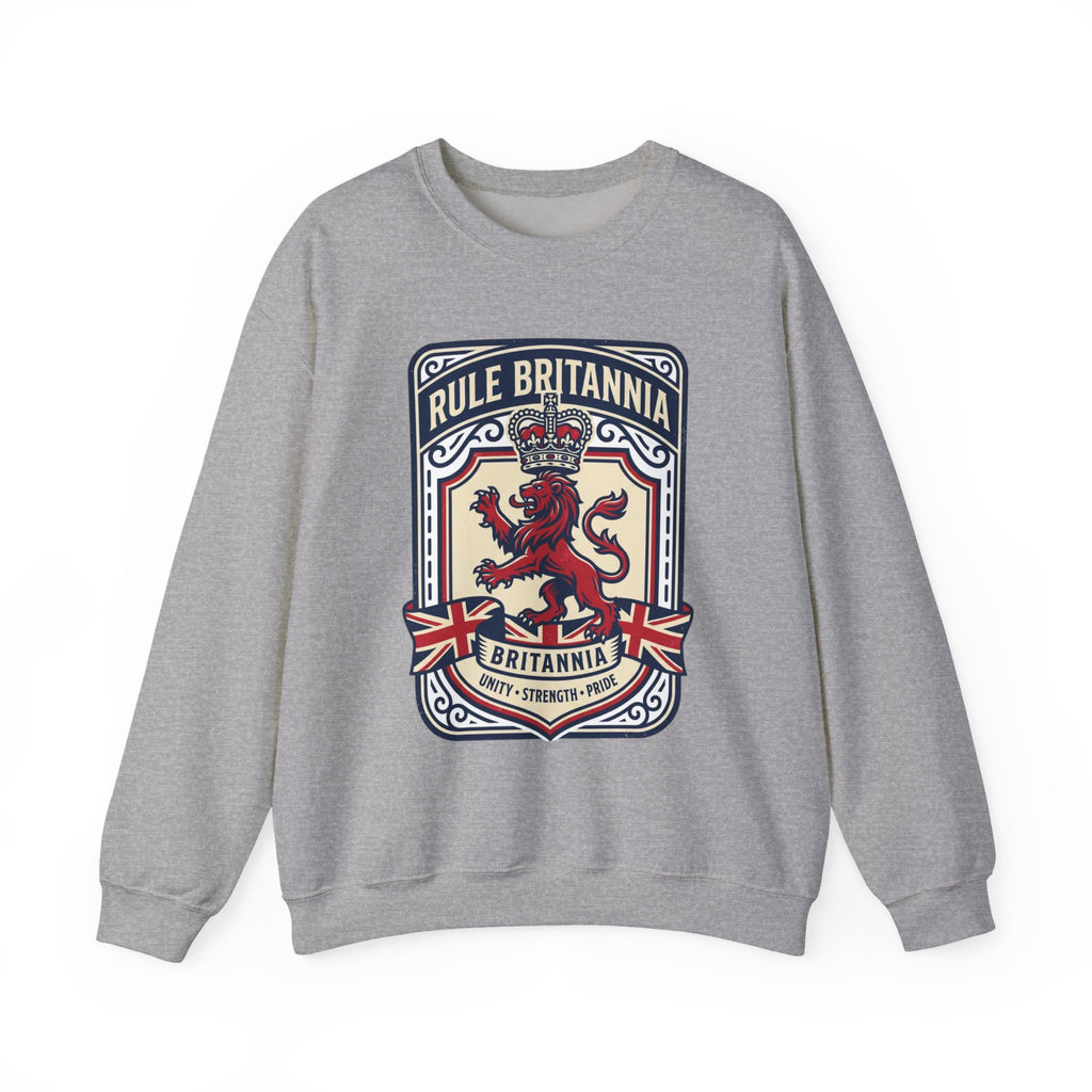 British Patriotic Sweatshirt — Union Jack Inspired Crewneck