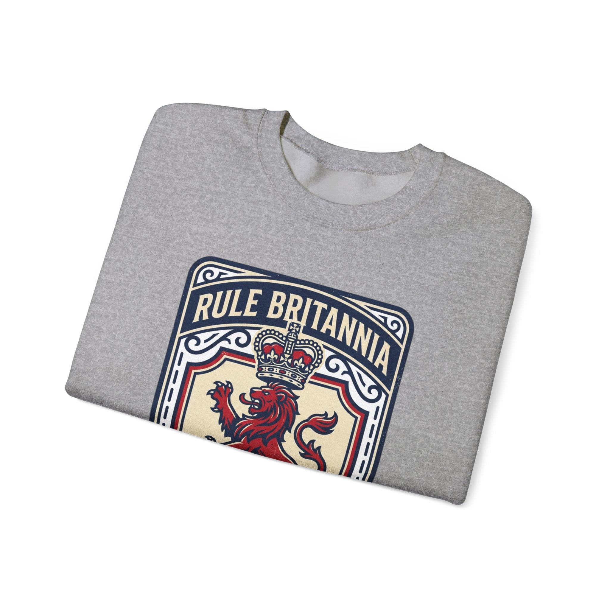 British Patriotic Sweatshirt — Union Jack Inspired Crewneck