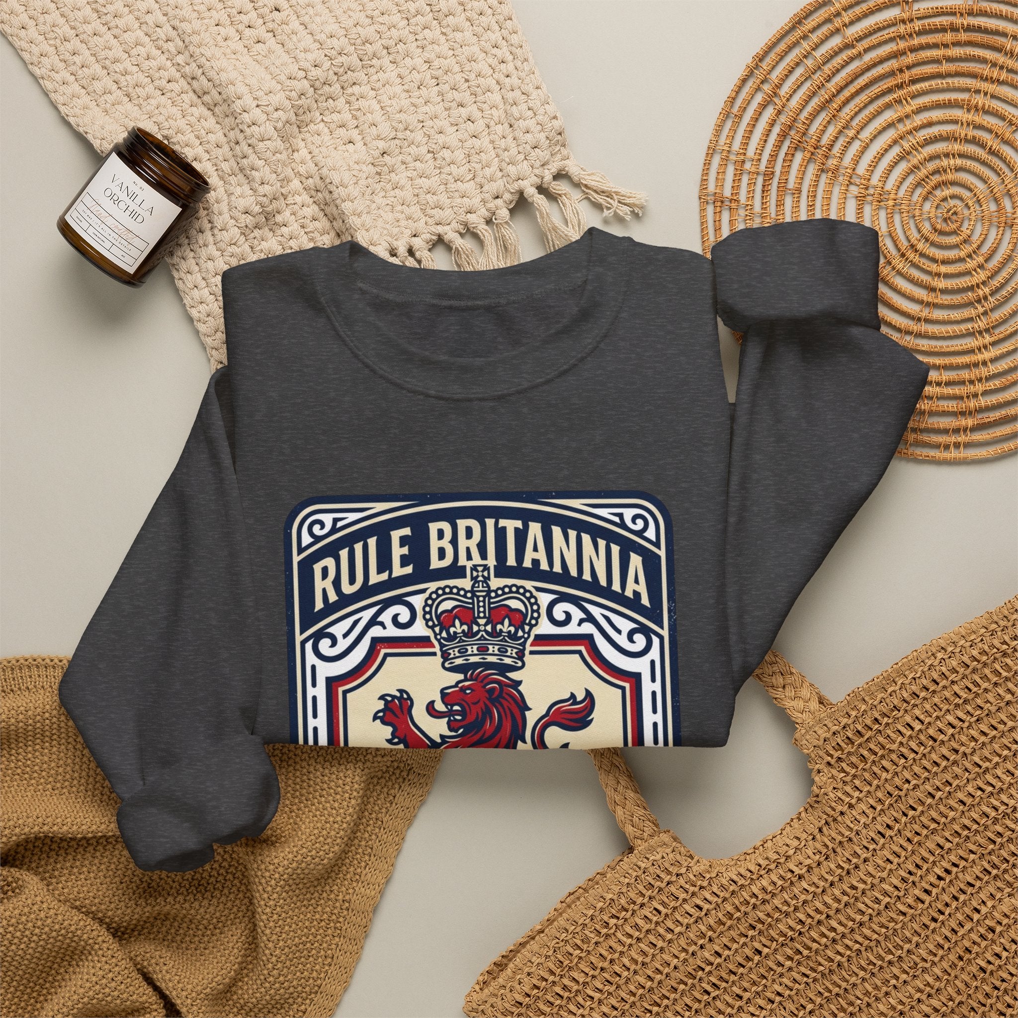 British Patriotic Sweatshirt — Union Jack Inspired Crewneck