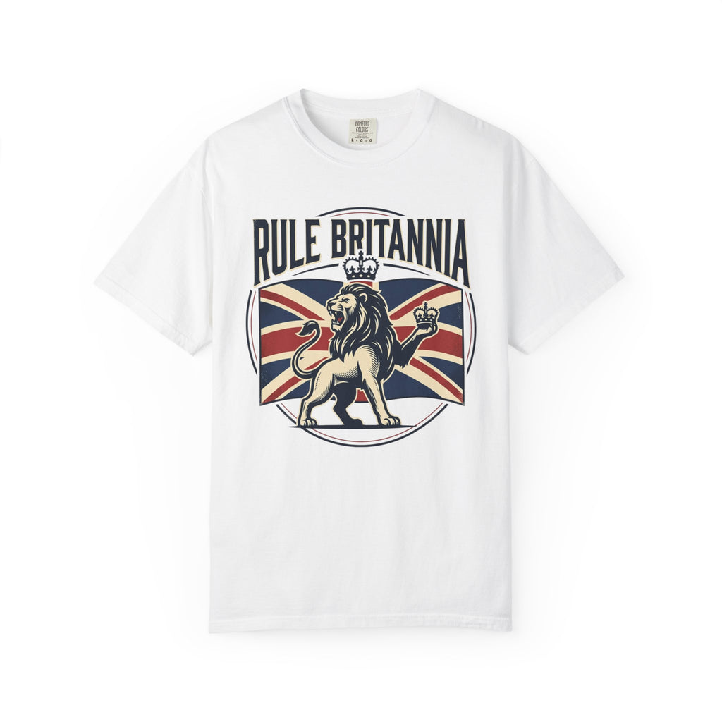 Rule Britannia T-Shirt — Vintage British Lion Union Jack Tee
