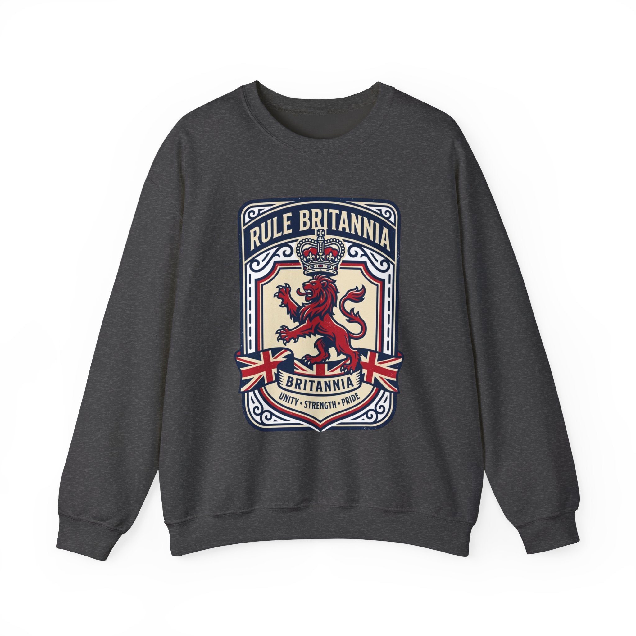 British Patriotic Sweatshirt — Union Jack Inspired Crewneck