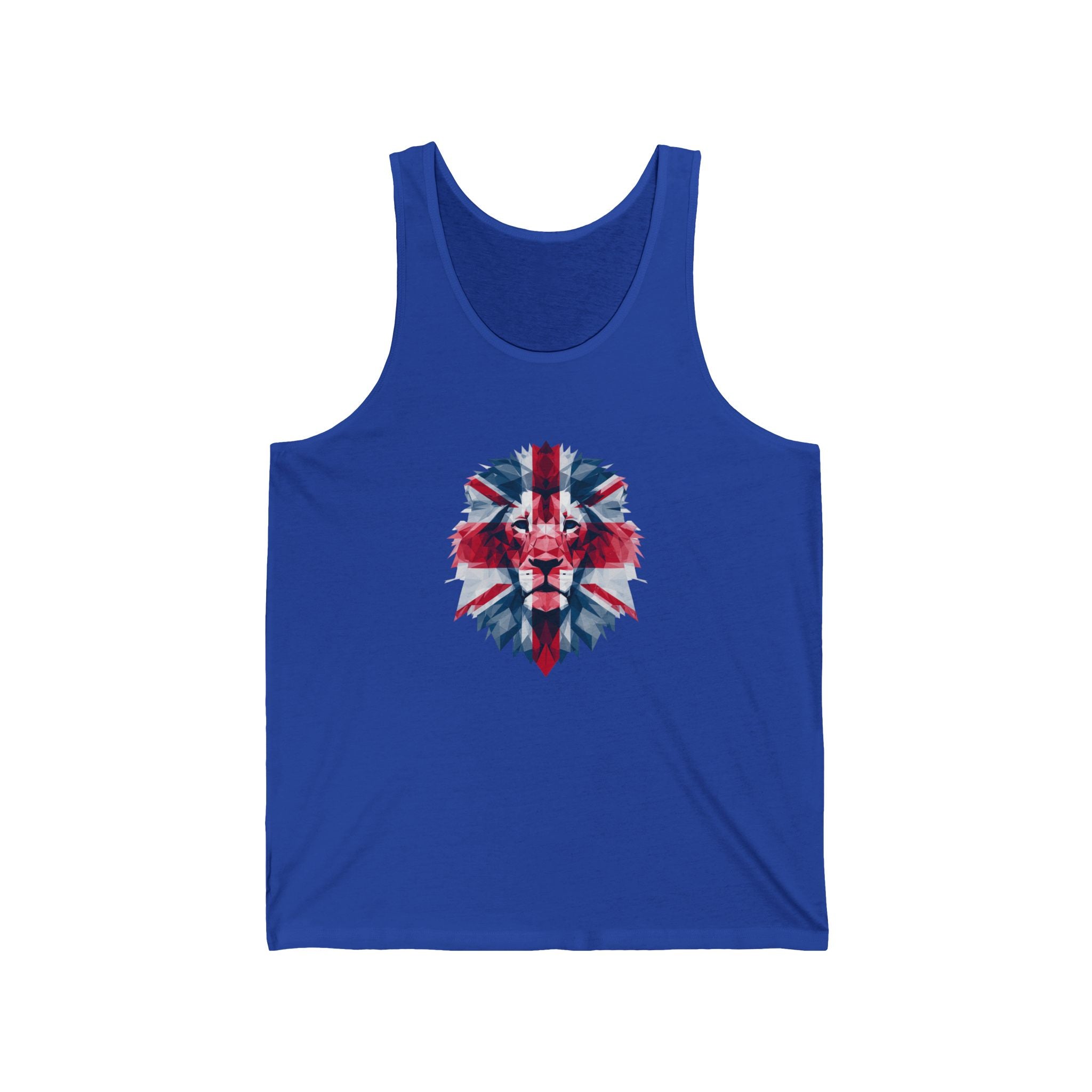 Union Jack Lion Tank Top — British Flag Lion Graphic Tank