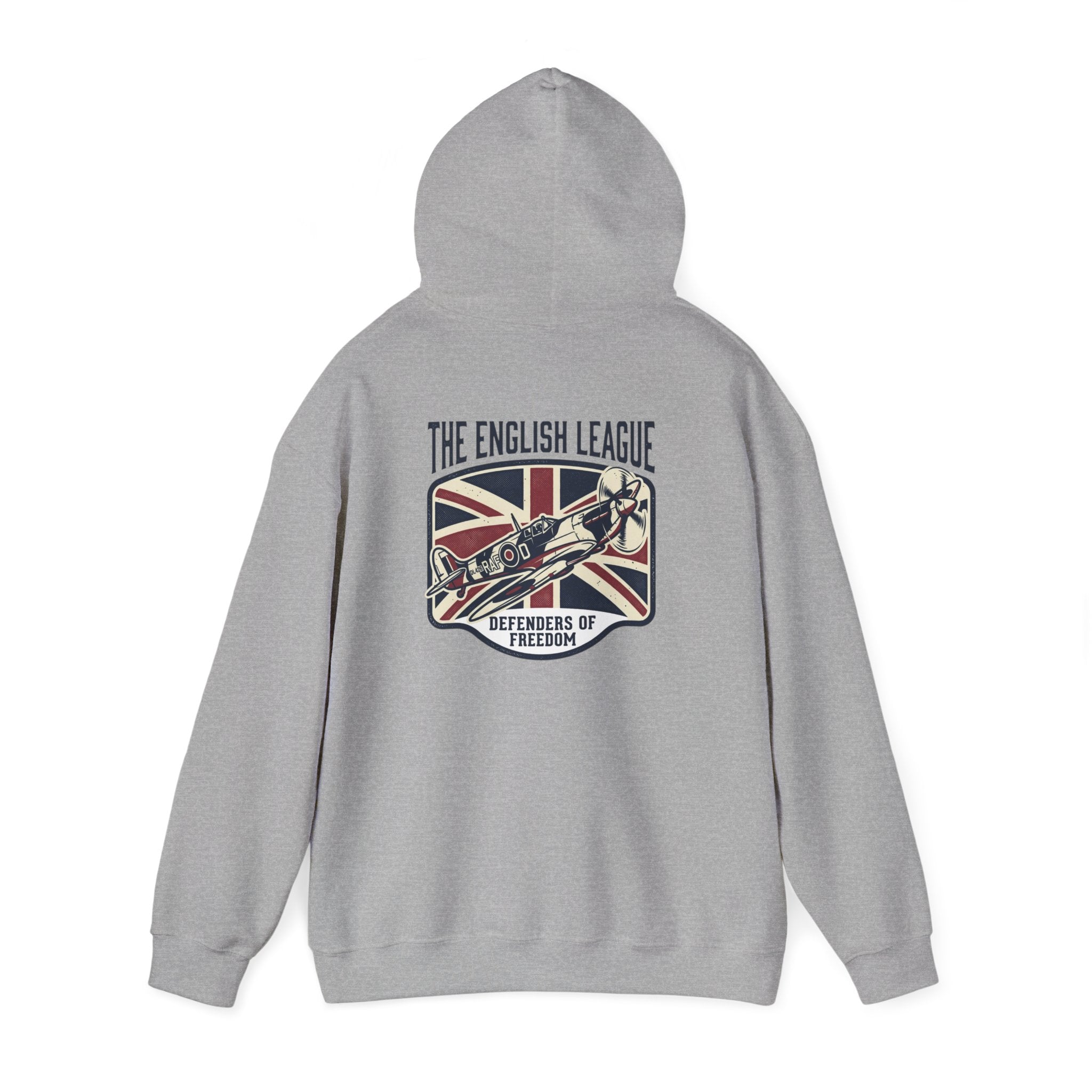 British Patriotic Military Hoodie — Union Jack Inspired Sweatshirt